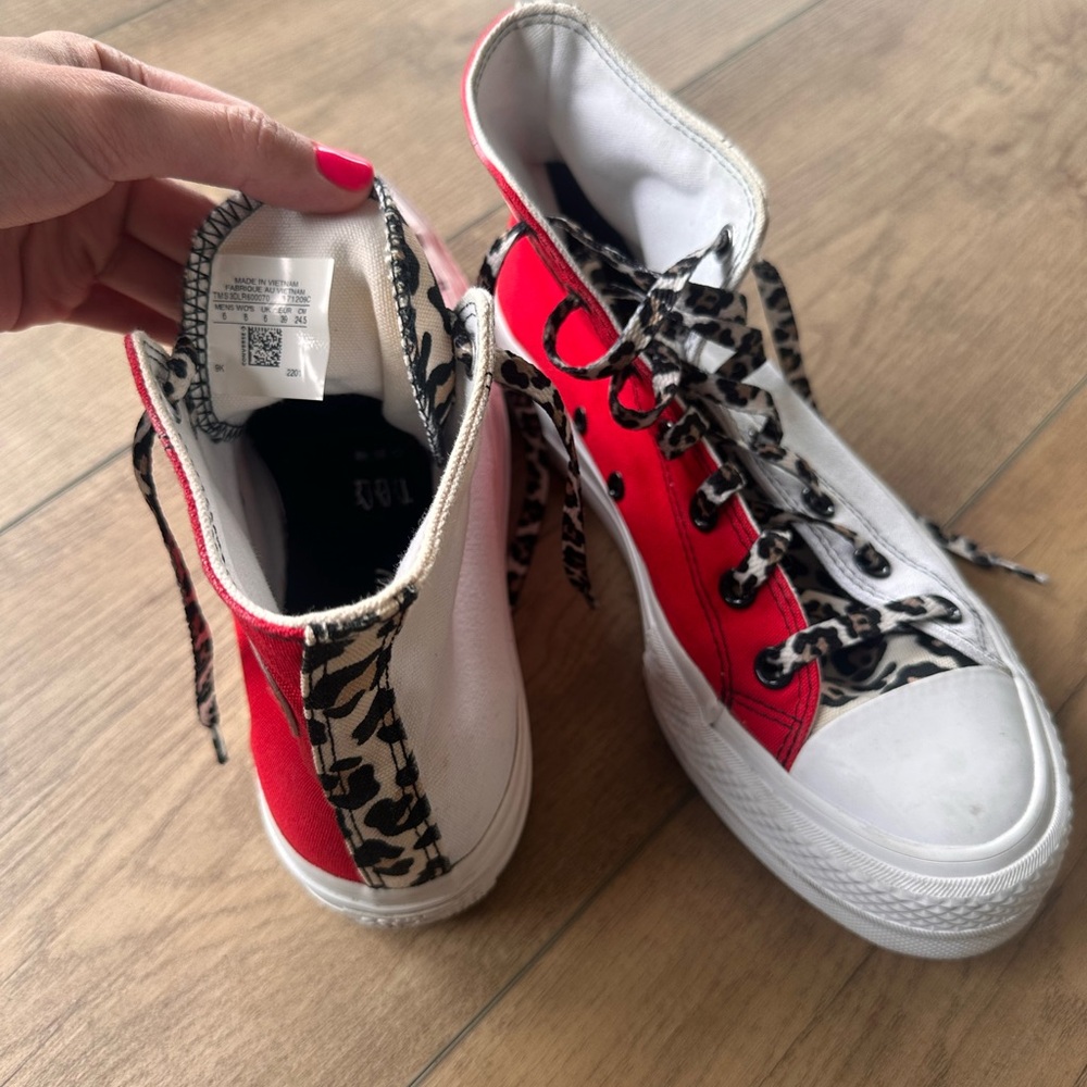 *CUSTOM Converse Chuck Taylor High Top Sneakers- platforms - Picture 2 of 3